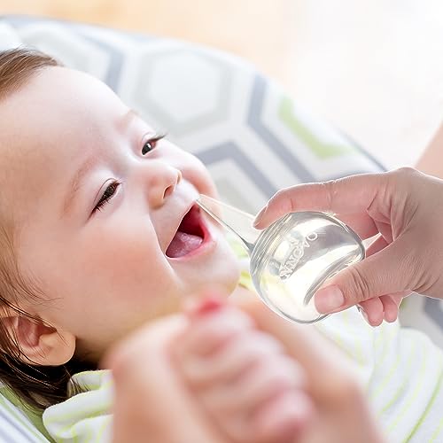 Buy now Innovo FSA/HSA Eligible Hospital Grade Silicone Twister Bulb Baby Ear Syringe and Nasal Aspirator, Sucks Snot and Mucus, Cleanable and Reusable, Clear at indiglob india