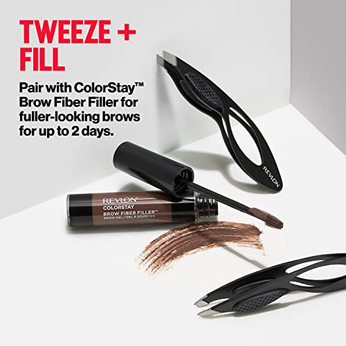 Buy now Revlon Comfort and Control Tweezer, Easy to Use Eyebrow Tool with Wide Grip, 1 count at indiglob india