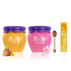 Buy now 2PCS Lip Mask Overnight, Honey&Sakura Day and Night Repair Sleeping Lip Balm, Fade Lip Lines Bee Balm, Hydrating &Prevention Dry and Crack Lip Scrubs Exfoliator at indiglob india