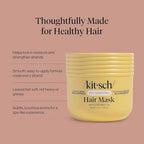 Buy now Kitsch Deep Conditioning Hair Mask â€“ Moisturizing Hair Mask for Damaged Hair with Coconut Oil â€“ Hydrating, Strengthening & Frizz-Reducing Hair Care Treatment for Curly, Coily & All Hair Types - 10 oz at indiglob india