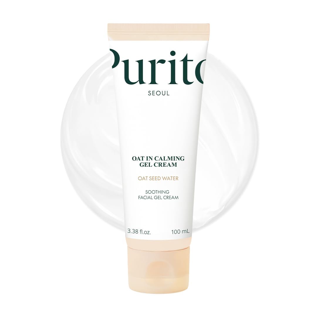 PURITO Panthenol 10% Cream for Sensitive Skin, 3.38 fl.oz | Skin Barrier Repair, Face Moisturizer, Blemish-Prone Care, Non-Comedogenic & Vegan, Korean Skincare