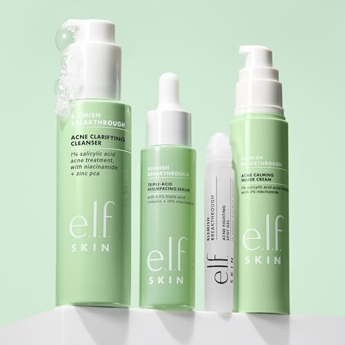 Buy now e.l.f. SKIN Blemish Breakthrough Clarifying Cleanser, Gel Cleanser For Removing Makeup, Controlling Oil & Clarifying Pores, 1% Salicylic Acid at indiglob india