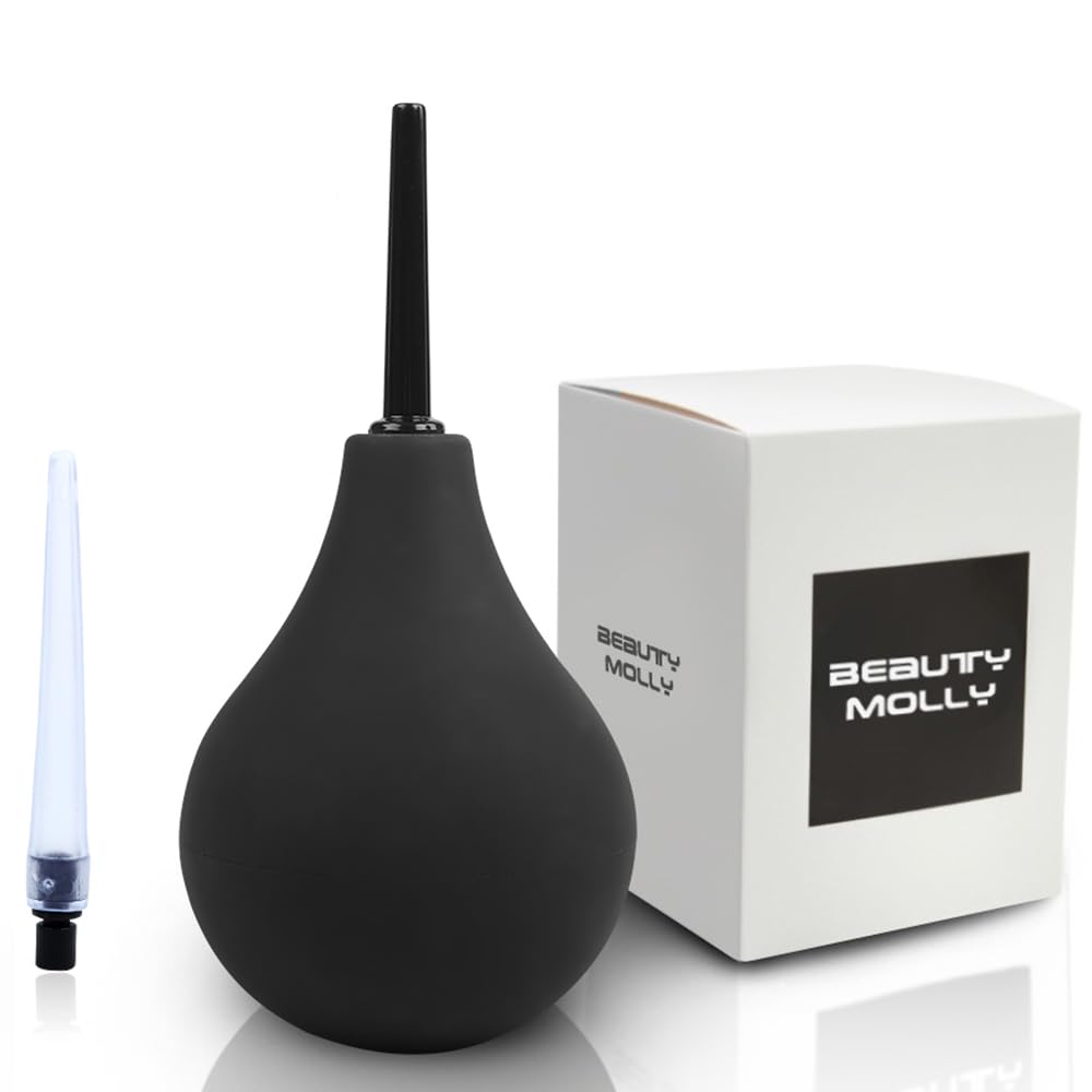 Anal Douche Beauty Molly Superior Materials Douche for Women Men enemas Bulbs, 7 Ounce