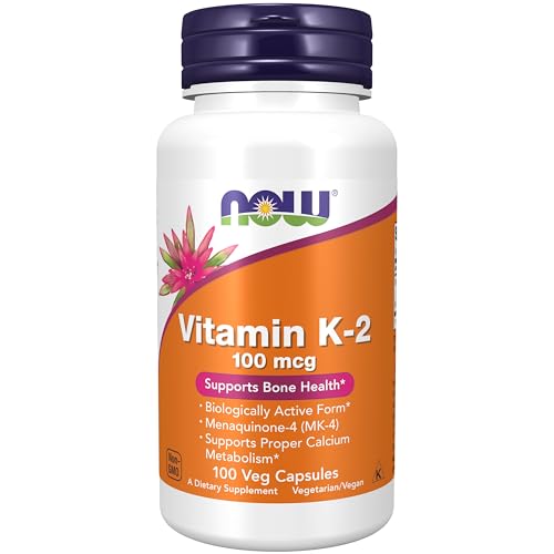 Buy now Now Foods, K-2 100mg, 100 Capsules at indiglob india