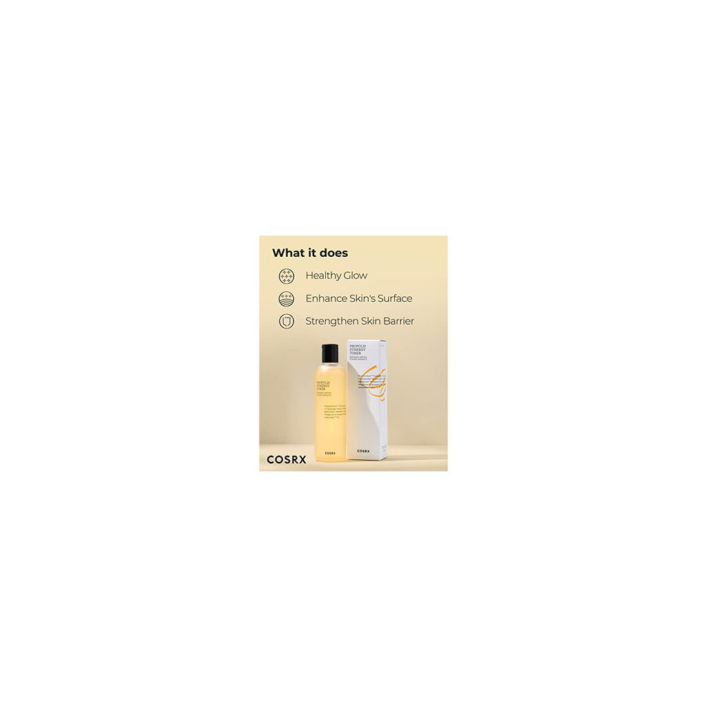 Buy now COSRX Full Fit Propolis Synergy Toner, 150ml / 5.07 fl.oz | Instant Moisture Boosting Toner, Propolis 72.6% Honey 10.7% Panthenol, Korean Skin Care at indiglob india