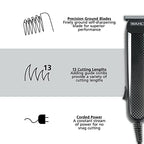 Buy now Wahl PowerPro Corded Detailer Trimmer Kit for Mens Grooming Æ’?? for Beard, Mustache, Stubble, Ear, Nose, & Body Grooming Æ’?? Model 9686 at indiglob india