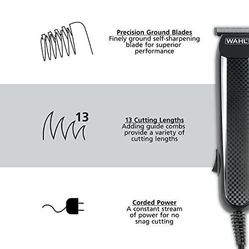Buy now Wahl PowerPro Corded Detailer Trimmer Kit for Mens Grooming Æ’?? for Beard, Mustache, Stubble, Ear, Nose, & Body Grooming Æ’?? Model 9686 at indiglob india