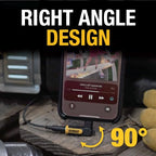 Buy now DEWALT Heavy Duty 3.5mm to Lightning Adapter, 90Degree L Connector Female to 3.5mm Male Headphone Jack Adapter for iPhone, Compatible Lightning to 3.5 mm Headphone Jack Adapters, Adapts Legacy Devices at indiglob india