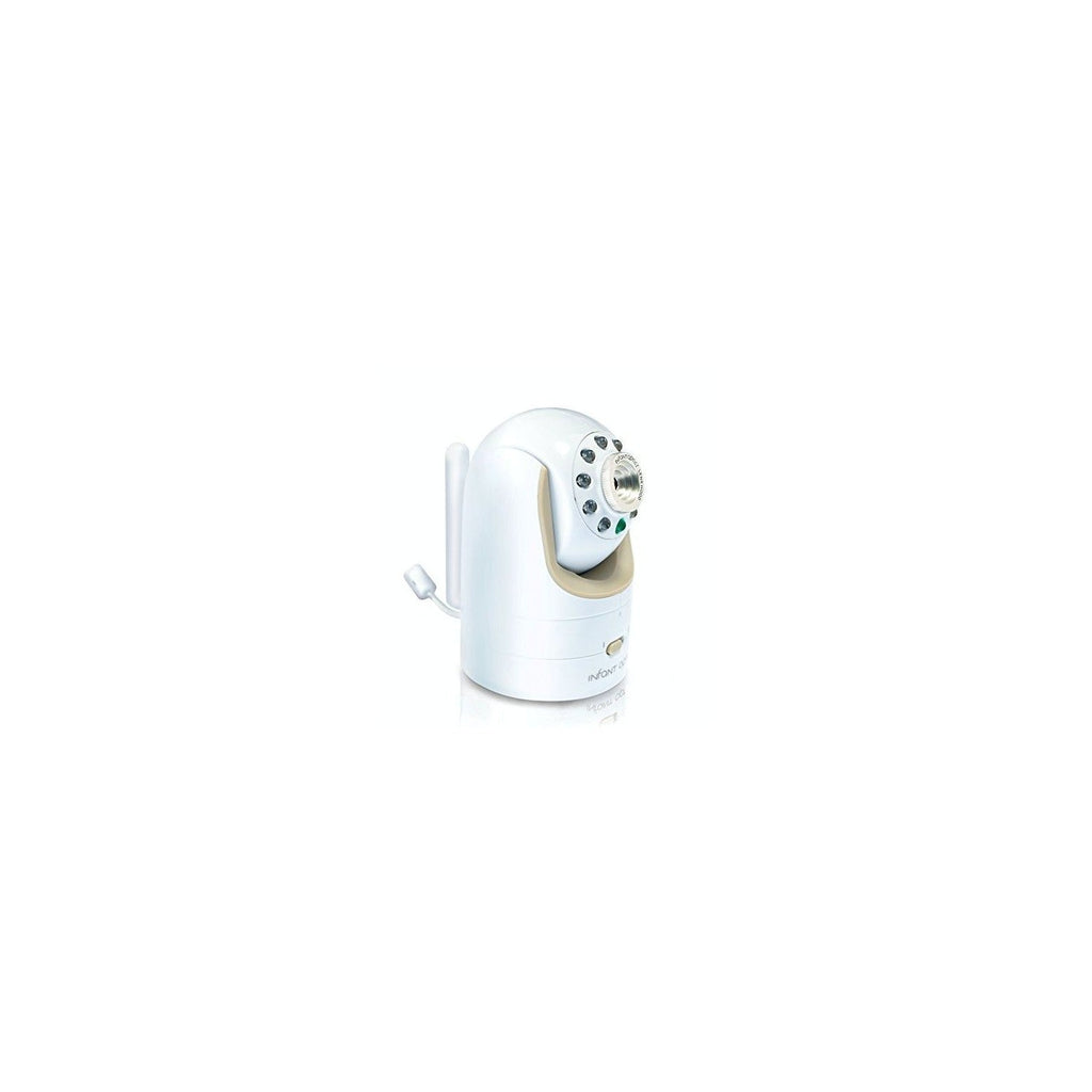 Buy now Infant Optics DXR-8 480p Video Baby Monitor, Non-WiFi Hack-Proof FHSS Connection, Interchangeable Lenses, Pan Tilt Zoom, LED Sound Bar, Night Vision, and Two-way Talk, low battery at indiglob india