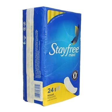 Buy now Stayfree Reg Maxi Pad 24c Size 24ct Stayfree Regular Maxi Pad 24ct at indiglob india
