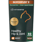 Buy now VetriScience Healthy Hip & Joint Chews, GlycoFlex Glucosamine and Green-Lipped Mussel Joint Support Supplement for Cats, Promote Mobility and Protect Joints, Chicken, 60 Count at indiglob india