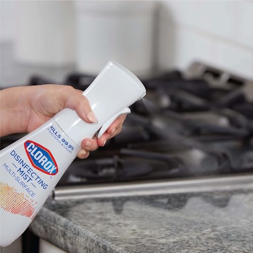 Buy now Clorox Disinfecting Mist, Lemongrass Mandarin, Household Essentials, 3 Refills, 16 Fl Oz Each at indiglob india