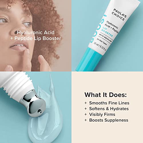 Buy now Paula's Choice BOOST Hyaluronic Acid + Peptide Lip Booster, Hydrating Treatment for Lip Volume, Loss of Firmness & Fine Lines, with Squalane, Fragrance-free, 0.33 Fluid Ounces at indiglob india