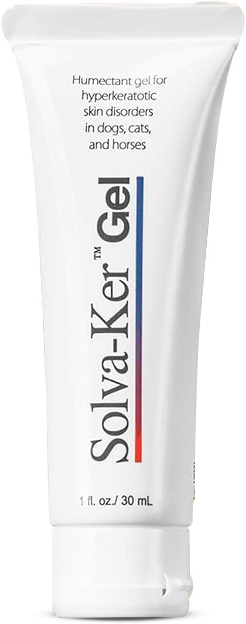 Solva-Ker Soother Gel for Pet's Cracked Nose and Paws, 1 oz