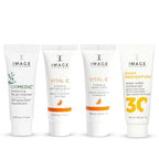 Buy now IMAGE Skincare, Five Star Favorites Introductory Skin Care 4 Step Regimen Set for Brighter, Healthier Looking Skin, Travel Size at indiglob india