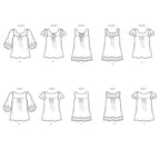 Buy now Simplicity U06871A New Look Easy to Sew Misses' Pullover Tunic and Top Sewing Pattern Kit, Code 6871, Sizes 10-22 at indiglob india