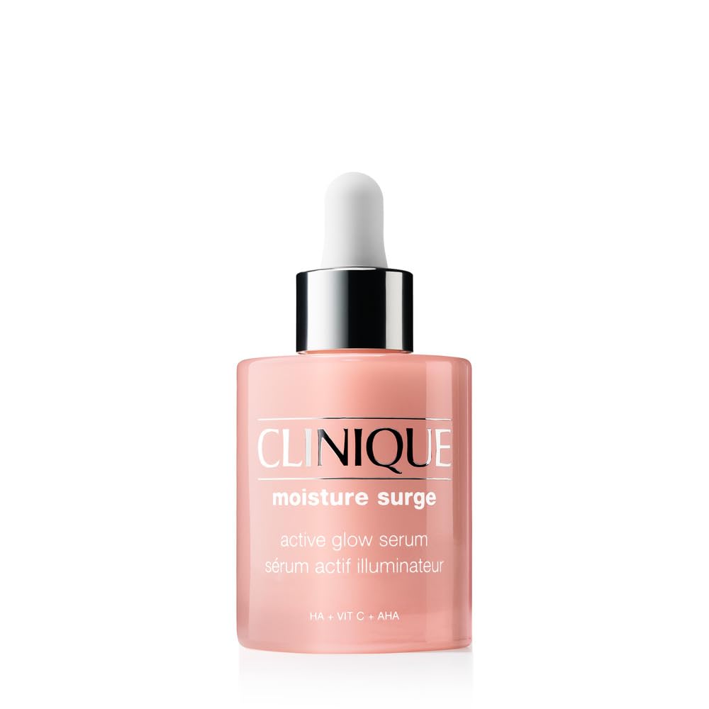 Buy now Clinique Moisture Surge Active Glow Serum with Lactic Acid, Hyaluronic Acid + Vitamin C | Hydrating, Lightweight + Oil Free 1.7 Fl Oz (Pack of 1) at indiglob india