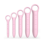 5-Pack Silicone Dilators for Pelvic Floor for Women, Pink