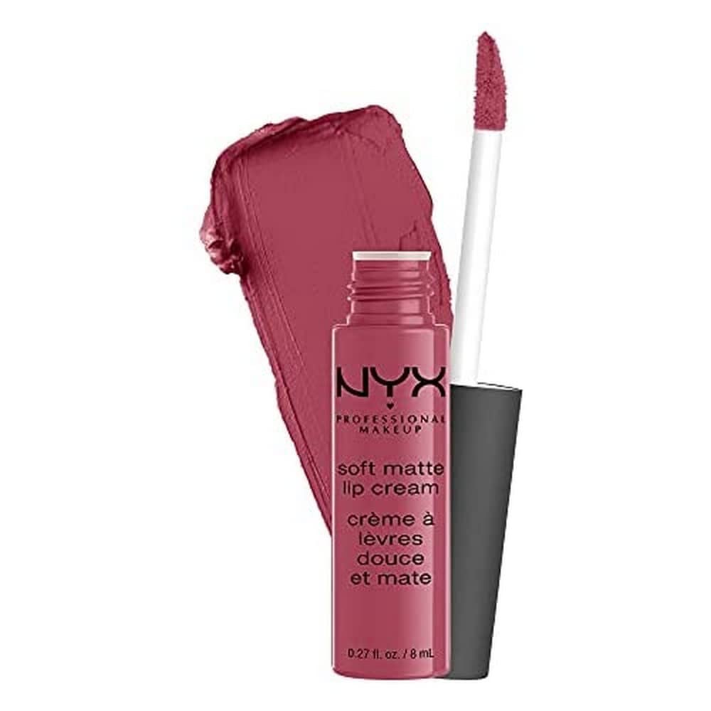 Buy now NYX PROFESSIONAL MAKEUP Soft Matte Lip Cream, Lightweight Liquid Lipstick - Milan (Dark Pink-Brown) Sao Paulo 1 Count (Pack of 1) at indiglob india