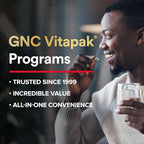 Buy now GNC Mega Men Healthy Testosterone Program, Complete Nutrition 4 Products in 1, Boost Free and Total Testosterone, Blood Flow, 30 Daily Packs at indiglob india