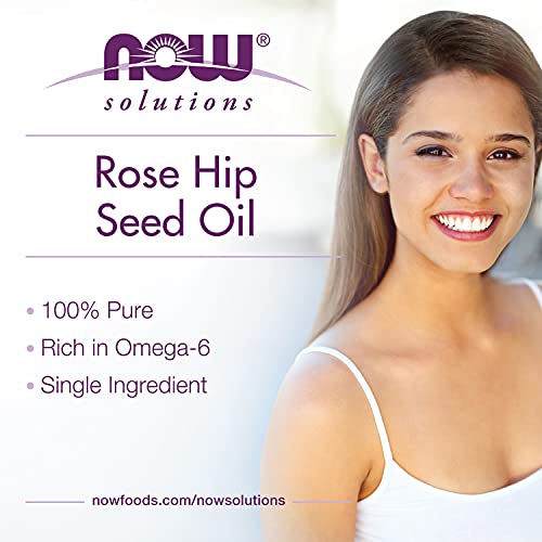 Buy now NOW Solutions, Rose Hip Seed Oil, 100% Pure, Nourishing and Renewing, For Facial Care, Vegan, Child Resistant Cap, 4-Ounce at indiglob india