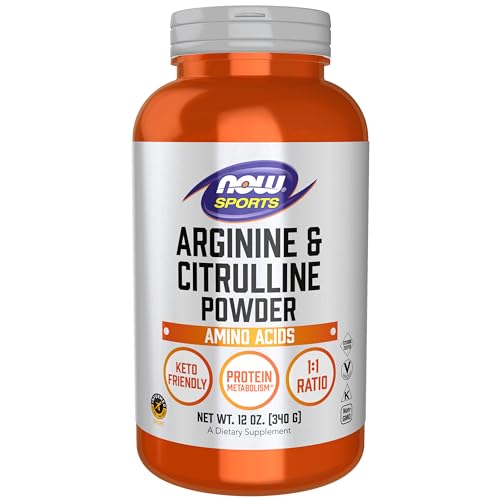Buy now NOW Foods Sports Nutrition, Arginine & Citrulline Powder, 1:1 Ratio, Amino Acid, 12-Ounce at indiglob india