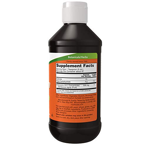 Buy now NOW Foods Elderberry Liquid, 8 Oz (Pack of 2) at indiglob india