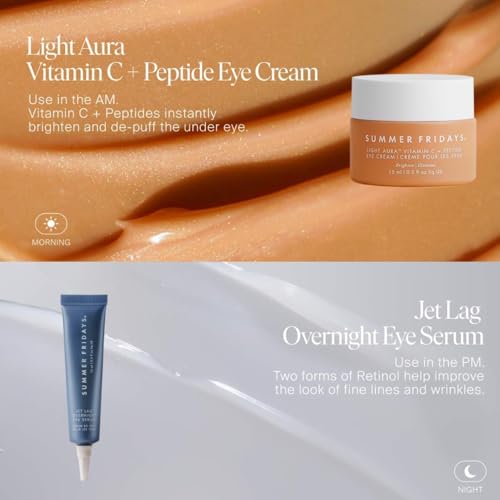 Buy now Summer Fridays Jet Lag Overnight Eye Serum - Nourishing Undereye Treatment for Dark Circles - Helps to Hydrate, Smooth, Firm & Depuff - Enriched with Glycerin to Lock in Moisture (0.5 Fl Oz) at indiglob india