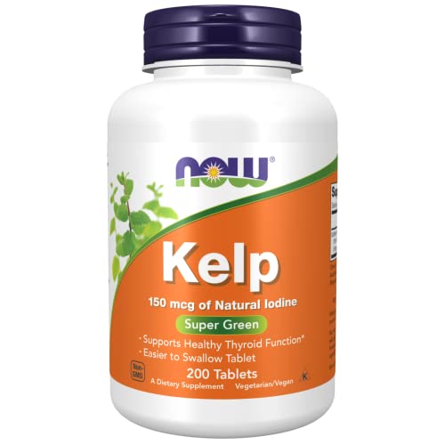 Buy now Now Foods Kelp, 150mcg of Natural Iodine, 200 Tablets at indiglob india