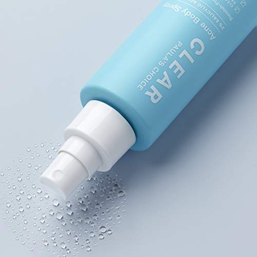 Buy now Paula's Choice CLEAR Exfoliating Back & Body Acne Spray, Bacne Spray with 2% BHA Salicylic Acid Back Acne Treatment for Clogged Pores, Blackheads & Breakouts, Alcohol-Free, Fragrance-Free, 4 Fl Oz at indiglob india