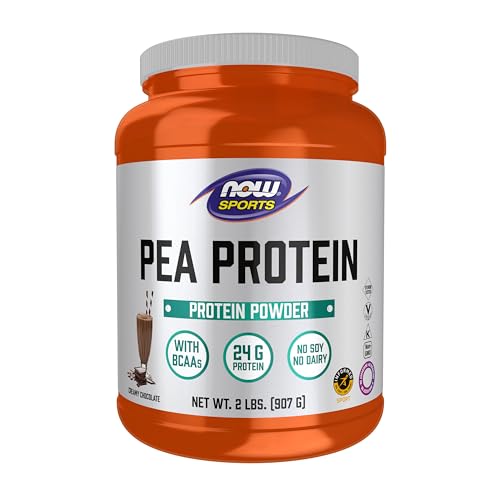 Buy now NOW Foods Sports Nutrition, Pea Protein 24 g, Easily Digested, Creamy Chocolate Powder, 2-Pound at indiglob india