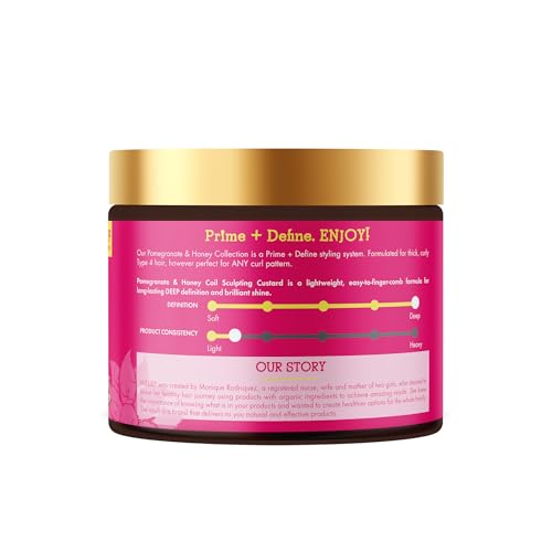 Buy now Mielle Organics Pomegranate & Honey Curl Cream - Coil & Curl Defining Hair Cream for Type 4 Hair - Hydrates, Controls Frizz, Conditions & Adds Shine (12 Fl Oz) at indiglob india