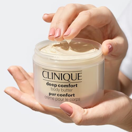 Buy now Clinique Deep Comfort Body Butter With Hyaluronic Acid, Shea Butter + Glycerin | Safe for Eczema-Prone Skin, 6.7 Fl Oz at indiglob india