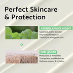 Buy now IUNIK Centella Calming Moisture Daily Sunscreen SPF 50+ PA++++ Matte & No White Cast Centella Asiatica Dry Oily Sensitive Vegan Korean Skincare at indiglob india