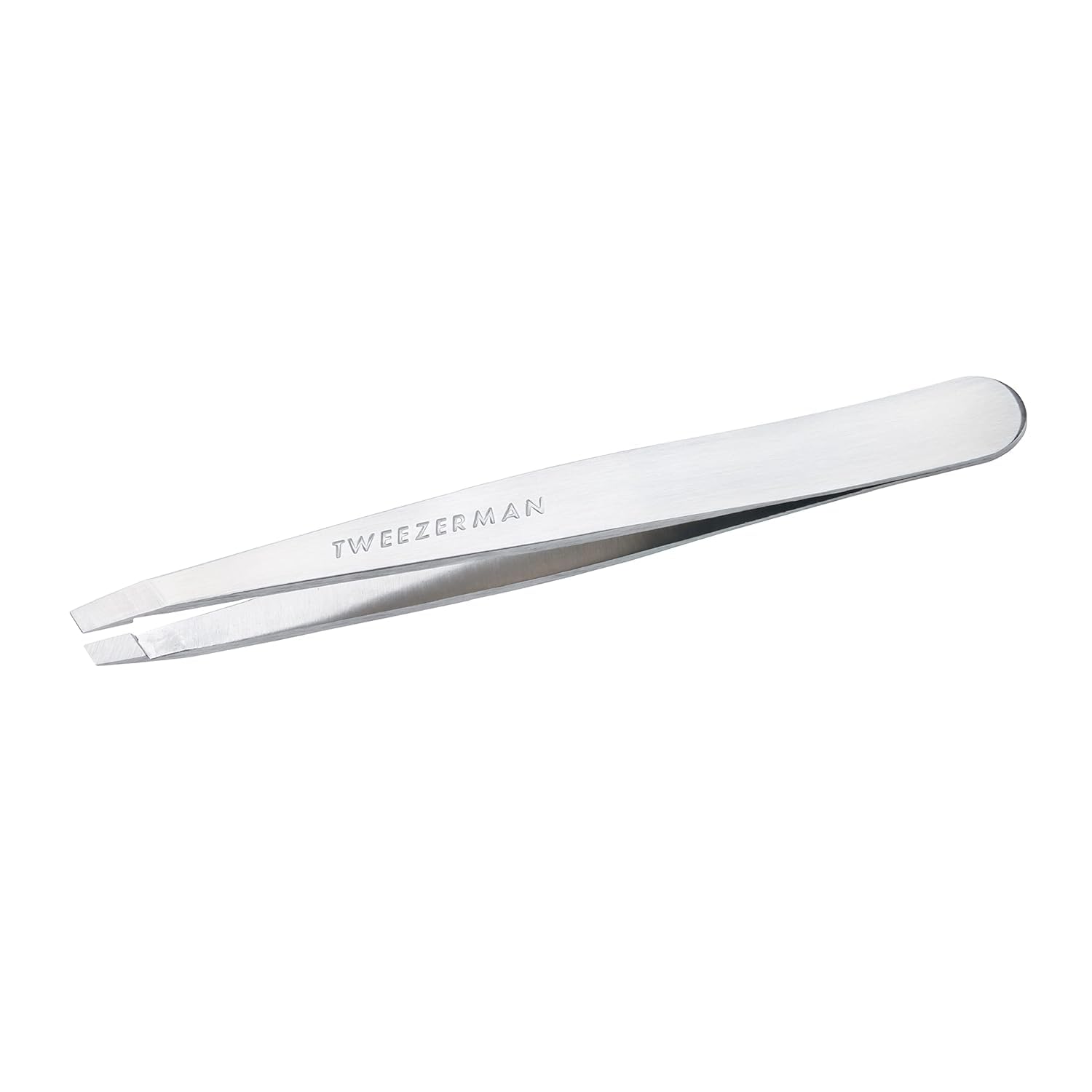 Buy now Tweezerman Stainless Steel Slant Tweezer - Eyebrow Tweezers for Women and Men (Sky Blue) Platinum Silver at indiglob india