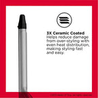 Buy now Revlon Perfect Heat Triple Ceramic Curling Iron | For Silky Smooth Spiral Curls (1/2 in) at indiglob india