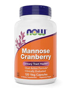 Buy now NOW Foods Mannose Cranberry, 120 Capsules (Pack of 2) - with PAC - 450mg dMannose, 250mg Whole Cranberry - Urinary Tract Health* - Vegan Friendly Supplement, Non-GMO at indiglob india