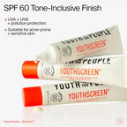 Buy now Youth To The People Youthscreen Sunscreen with SPF 60, Daily Hydration + Pollution Defense, Invisible Broad Spectrum Sunscreen, No White Cast, Natural Dewy Finish, Non-comedogenic -1.3 fl oz at indiglob india