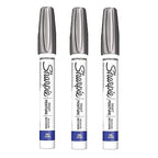 Buy now Sharpie Oil-Based Paint Marker, Medium Point, Metallic Silver Ink, Pack of 3 at indiglob india