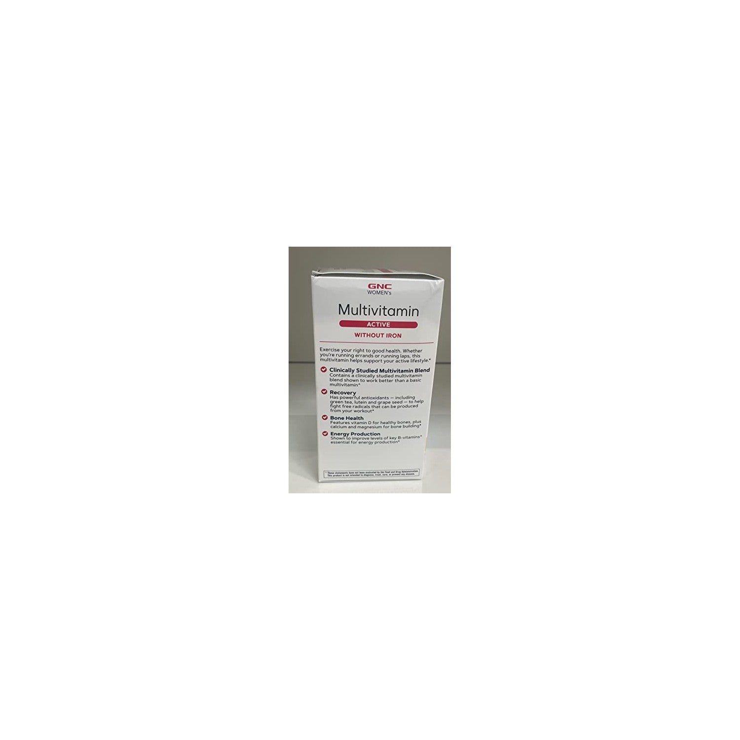 Buy now GNC Women's Multivitamin Active Without Iron, Supports an Active Lifestyle, 30+ Nutrient Formula, Promotes Bone & Joint Health, Helps Energy Production, 180 Caplets at indiglob india