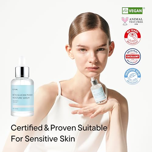 Buy now IUNIK Beta-Glucan Power Deep Moisture Vegan Serum Intense Hydration Mushroom Yeast Extracts Naturally-derived - Dry Mature Sagging Sensitive Skin Cell Regenerating Lifting Korean Skincare at indiglob india