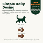 Buy now VetriScience Healthy Hip & Joint Chews, GlycoFlex Glucosamine and Green-Lipped Mussel Joint Support Supplement for Cats, Promote Mobility and Protect Joints, Chicken, 60 Count at indiglob india