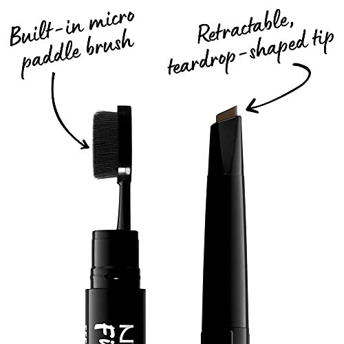 Buy now NYX PROFESSIONAL MAKEUP Fill & Fluff Eyebrow Pomade Pencil - Ash Brown (Pack Of 2) at indiglob india
