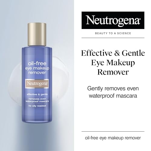 Buy now Neutrogena Oil-Free Eye Makeup Remover & Cleanser, Gentle & Non-Greasy Makeup Remover for Waterproof Mascara, 8 fl. Oz, 2 Pack at indiglob india
