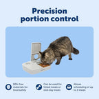 Buy now PetSafe Analog 2 Meal Programmable Pet Feeder, Automatic Dog and Cat Feeder - Dry or Semi-Moist Pet Food Dispenser, Slow Feed Portion Control (3 Cup/16 Ounce Total Capacity), Tamper-Resistant Design at indiglob india