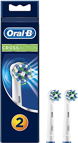 Buy now Oral-B Cross Action Electric Toothbrush Replacement Brush Heads Refill, 2 Count at indiglob india