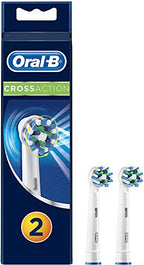 Buy now Oral-B Cross Action Electric Toothbrush Replacement Brush Heads Refill, 2 Count at indiglob india