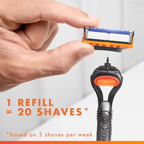 Buy now Gillette Fusion5 Razor Refills for Men, 8 Razor Blade Refills at indiglob india