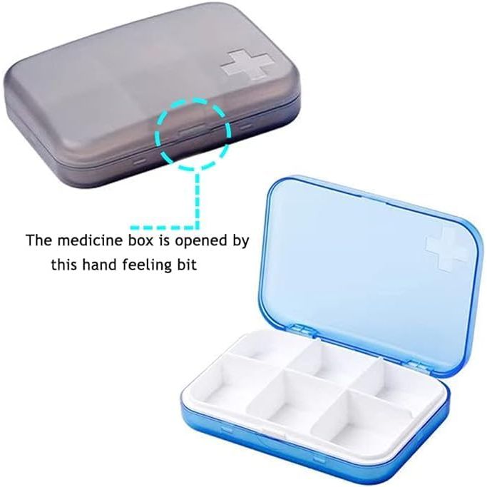 Buy now 7 Piece Set Pill Organizer 6 Times a Day, Weekly Daily Travel Medicine Organizer Portable 7 Day 42 Compartments Pill Box with Moisture-Proof Pill Case Travel Pill Container for Vitamins,Supplements at indiglob india