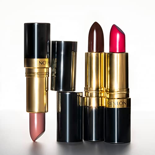 Buy now Revlon Super Lustrous Lipstick, Creamy Formula For Soft, Fuller-Looking Lips, Moisturized Feel, Black Cherry, 0.15 oz at indiglob india